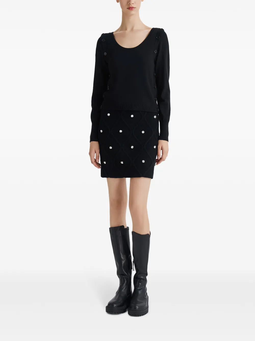 Button-Detail Jumper