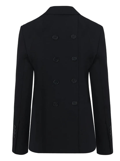 Double-Breasted Wool Blazer
