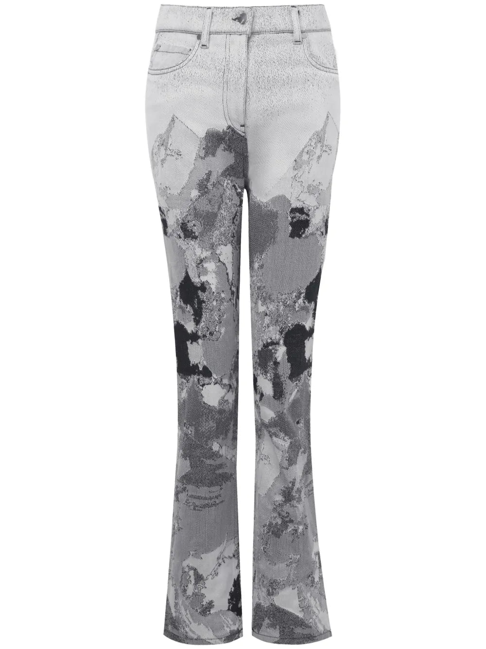 Abstract-Pattern Jeans
