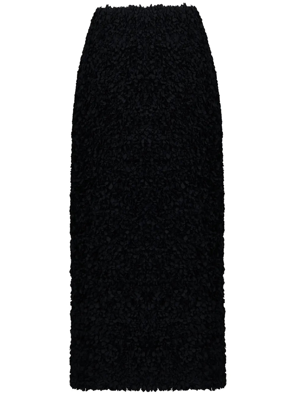 Bouclé-Constructed Midi Skirt
