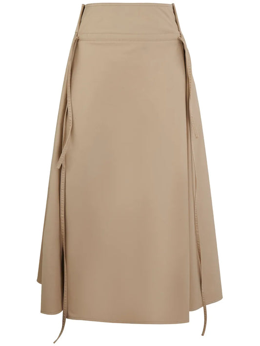 Stylish Ribbon Midi Skirt