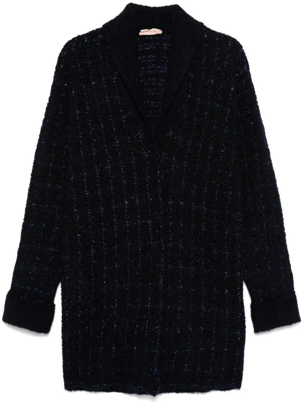 Check-Pattern Cardi-Coat