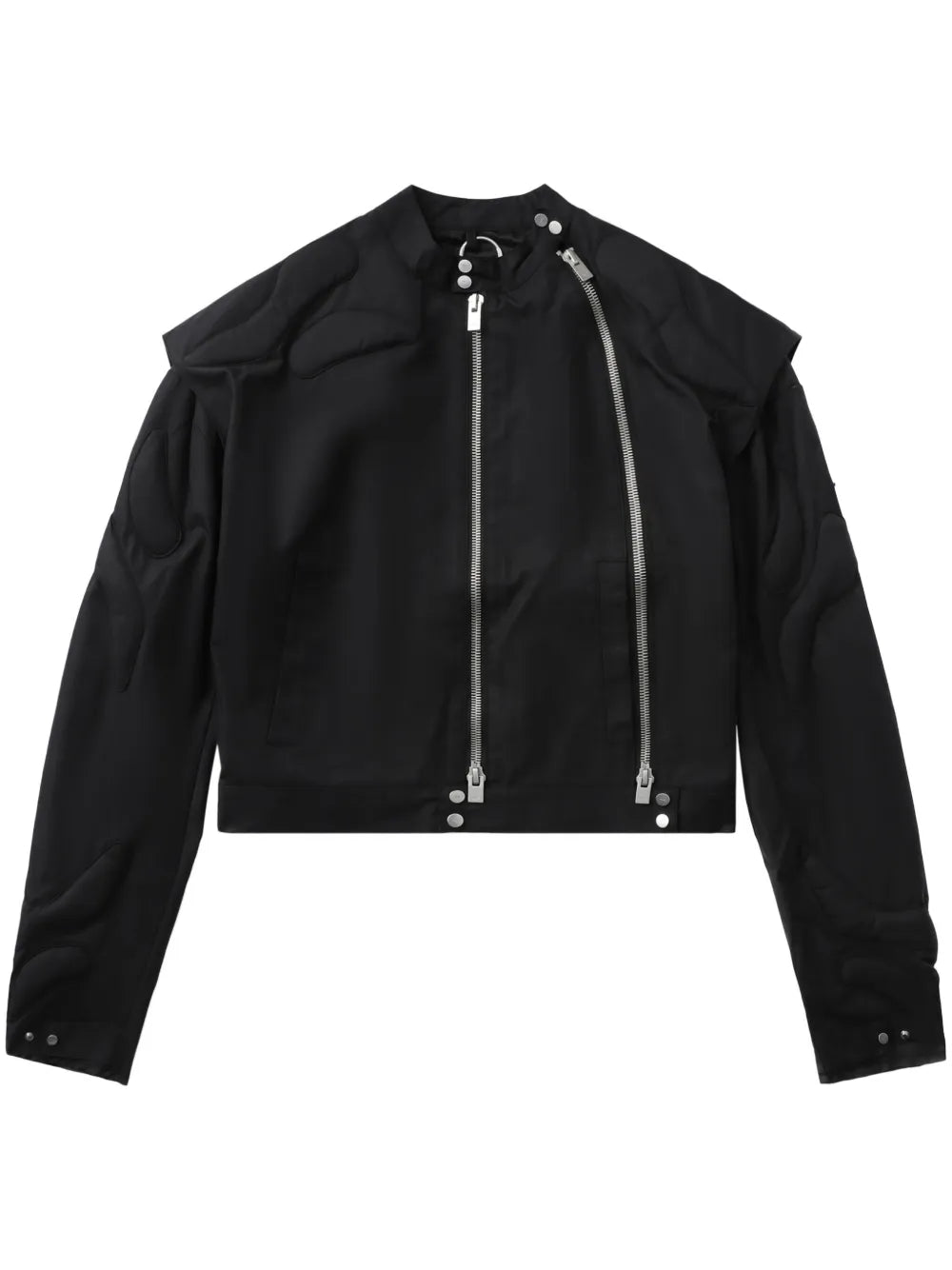 Zip-Detail Bomber Jacket