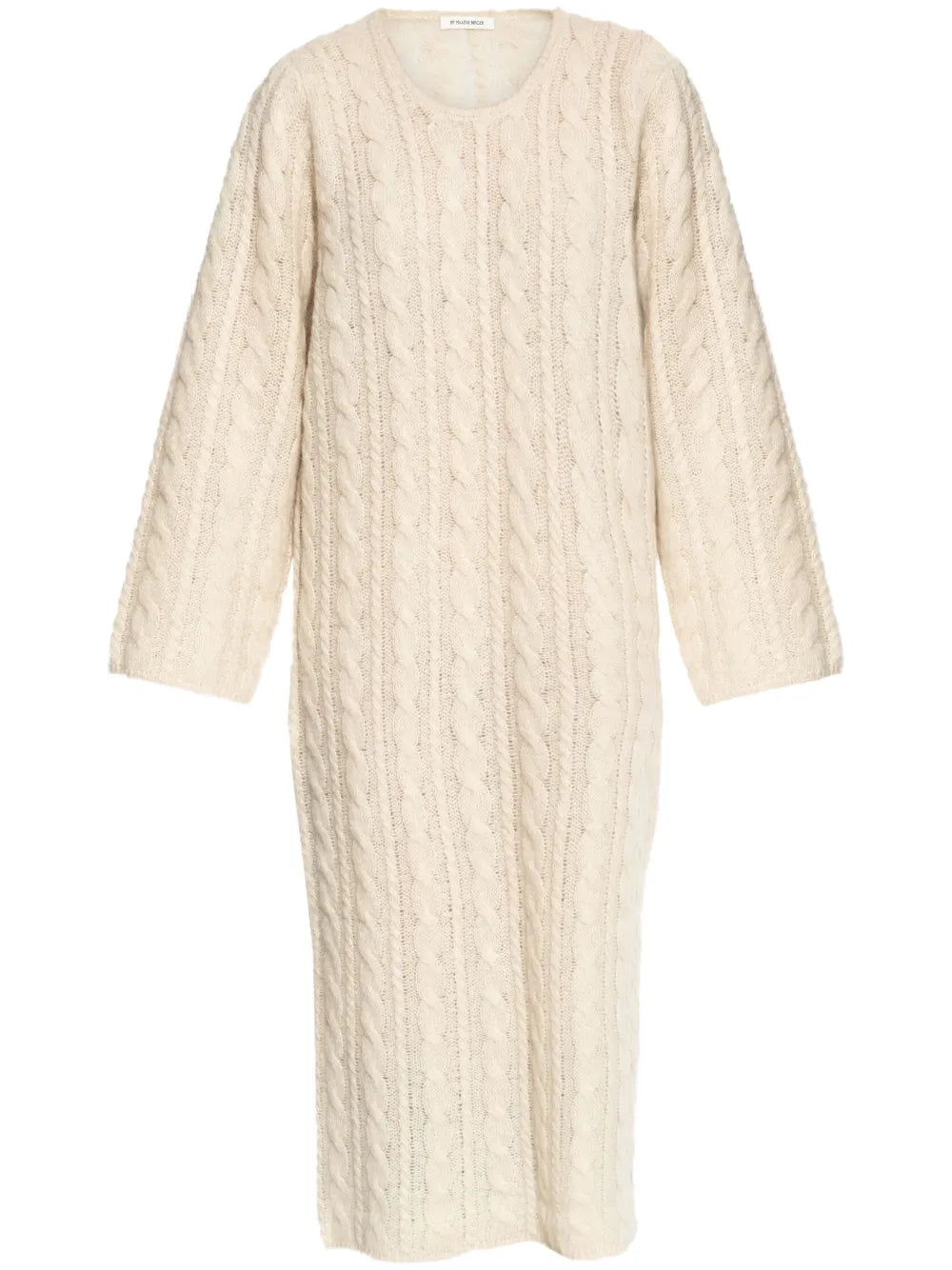 Cable-Knit Midi Dress