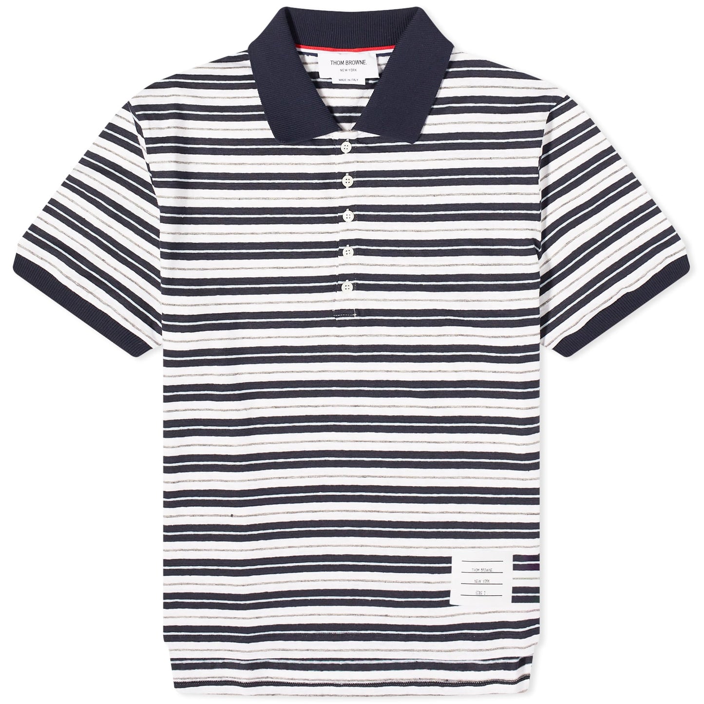 Striped Linen Polo