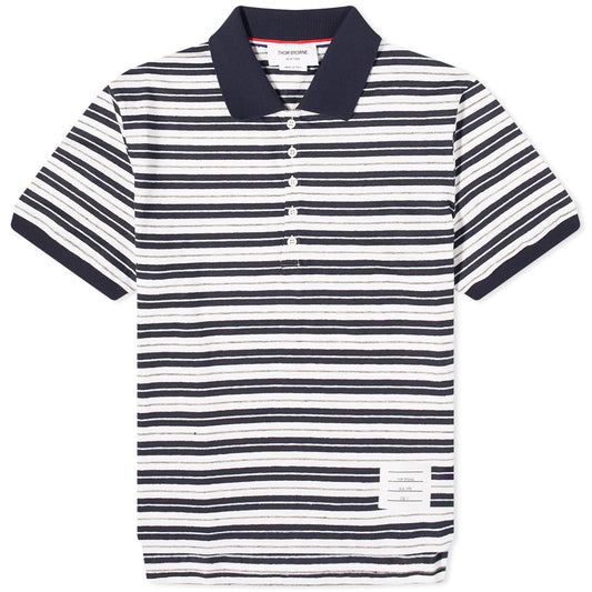 Striped Linen Polo