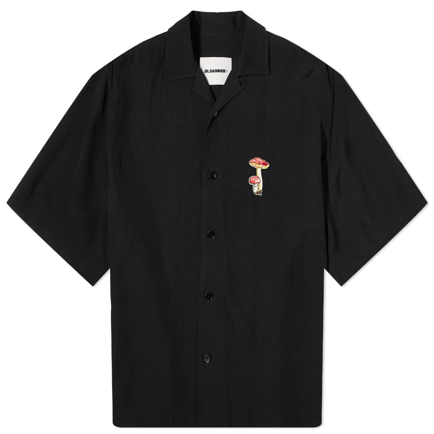 Plus Short Sleeve Mushroom Vacation Shirt