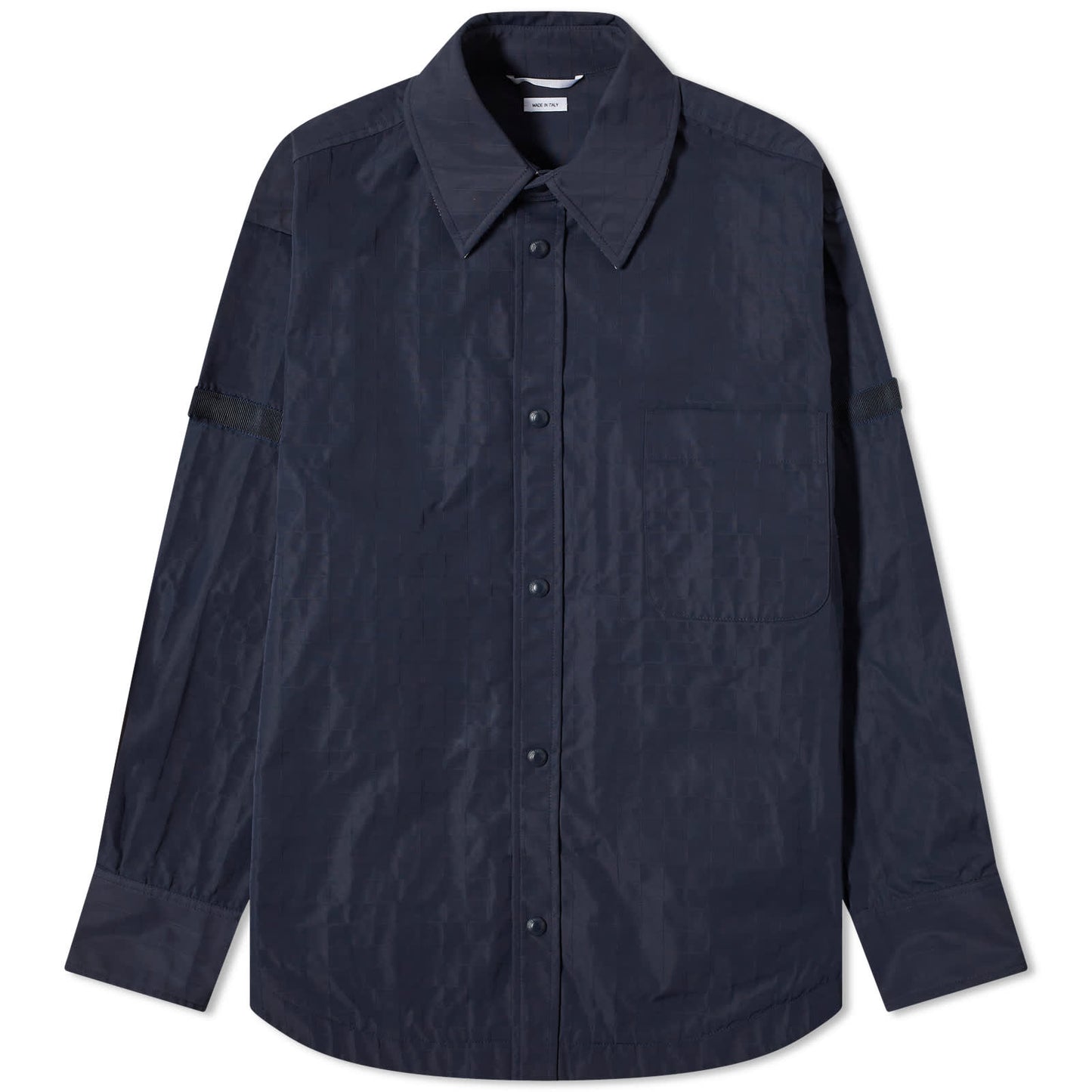 Oversized Tonal Shirt Jacket