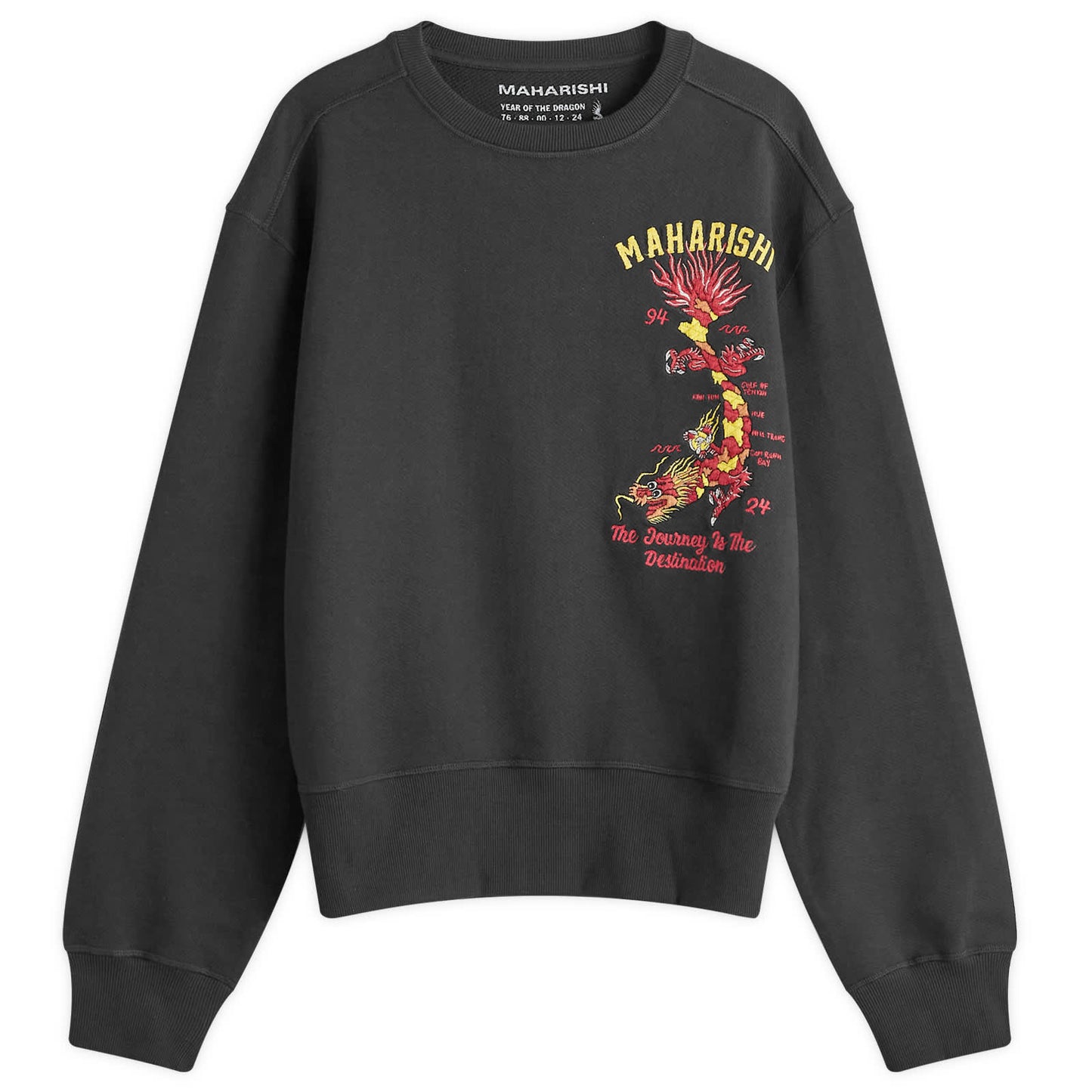 Dragon Map Vintage Crew Sweat