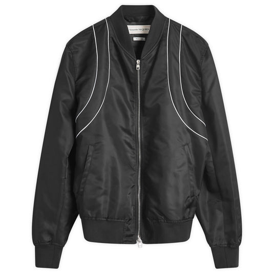 Piping Harness Bomber Jacket