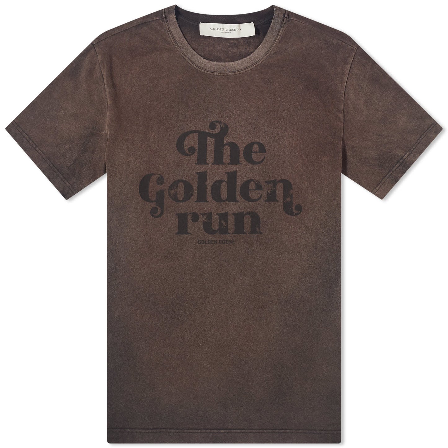 Golden Run Print T-Shirt