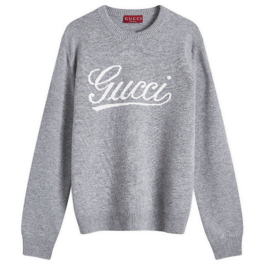 Script Logo Crew Neck Jumper