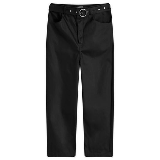 Belted Denim Trousers