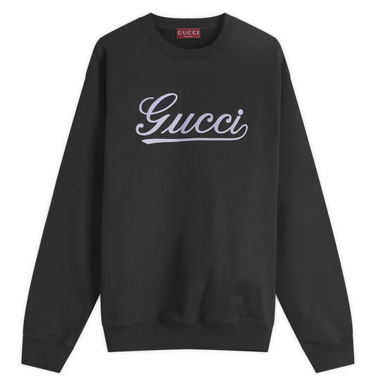 Script Logo Crew Neck Sweatshirt