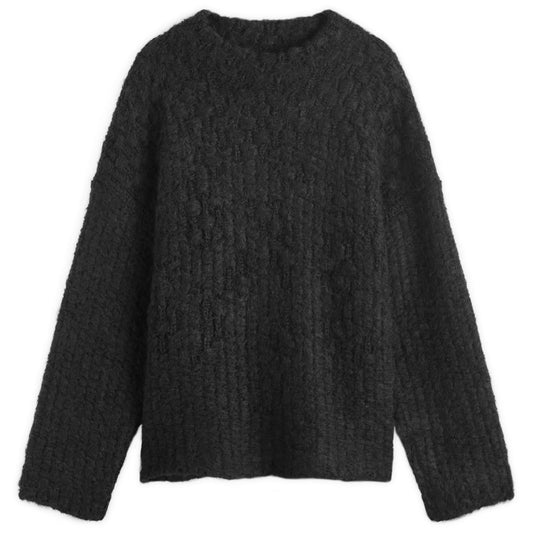 Plus Mohair Knit Sweatshirt