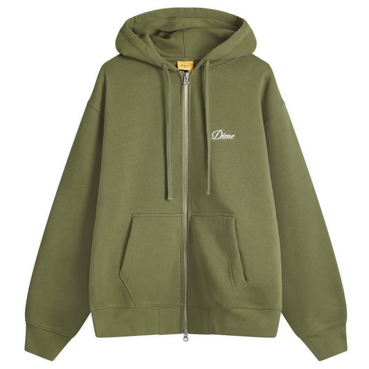 Cursive Zip Hoodie