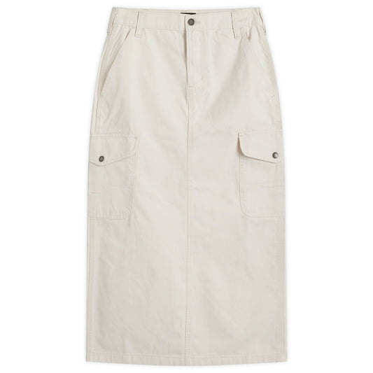 Duck Canvas Cargo Midi Skirt
