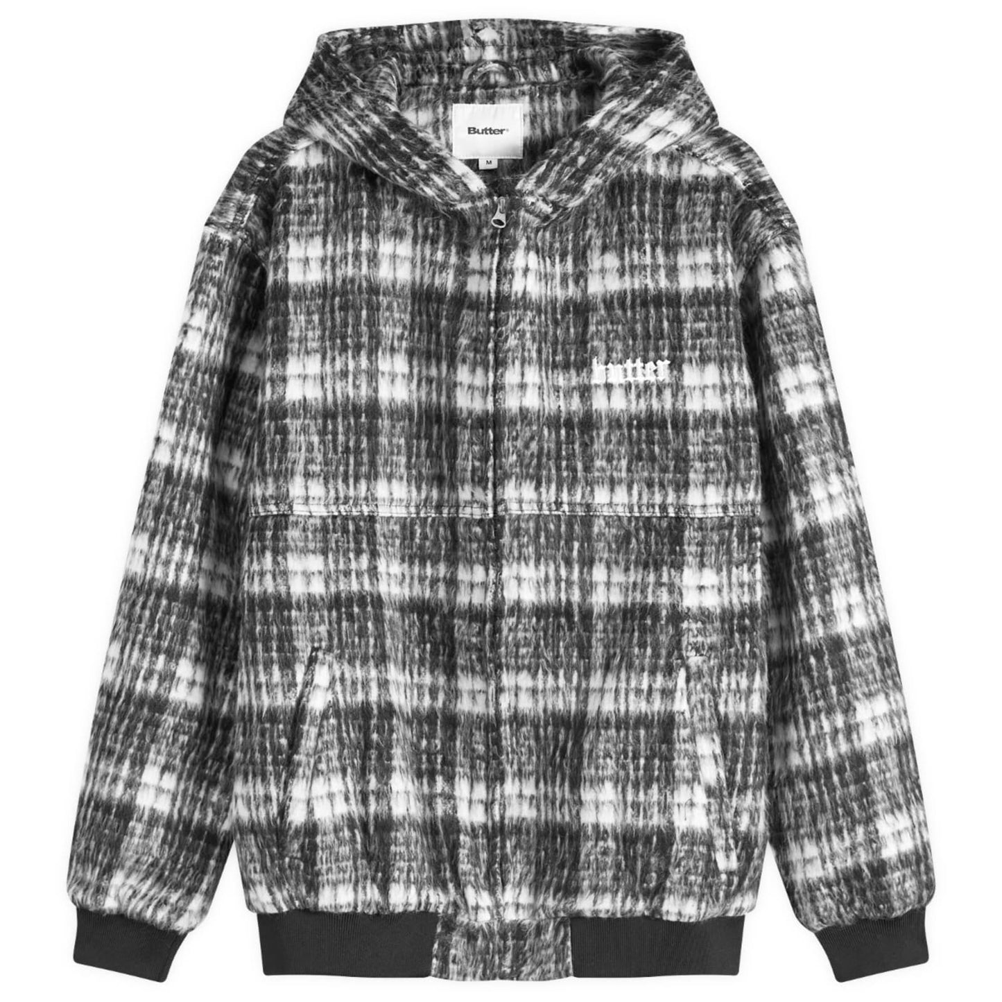 Heavy Plaid Hooded Jacket