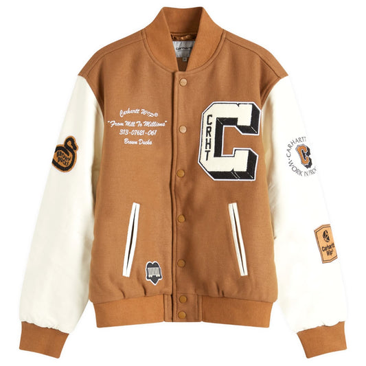 Brown Ducks Bomber Jacket