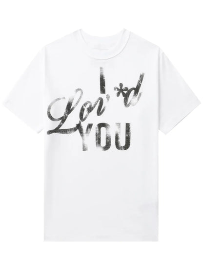 Slogan-Print T-Shirt