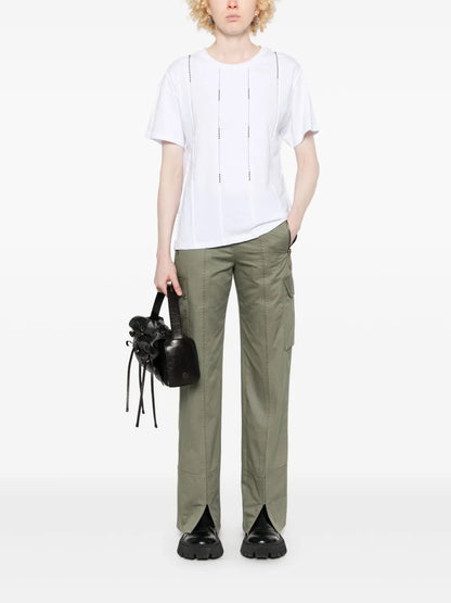 Glass Crystal-Embellished T-Shirt