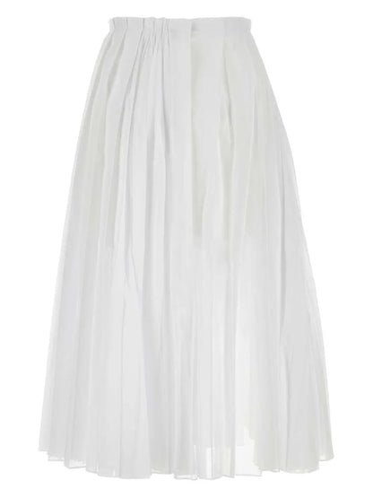 A-Line Pleated Skirt