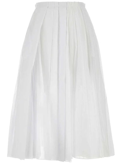 A-Line Pleated Skirt