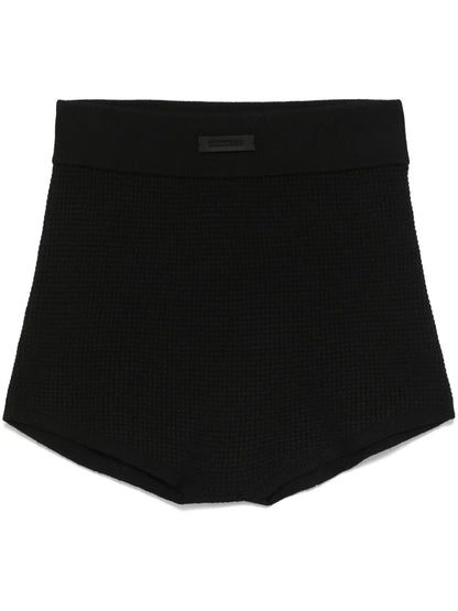 Waffle-Knit Shorts