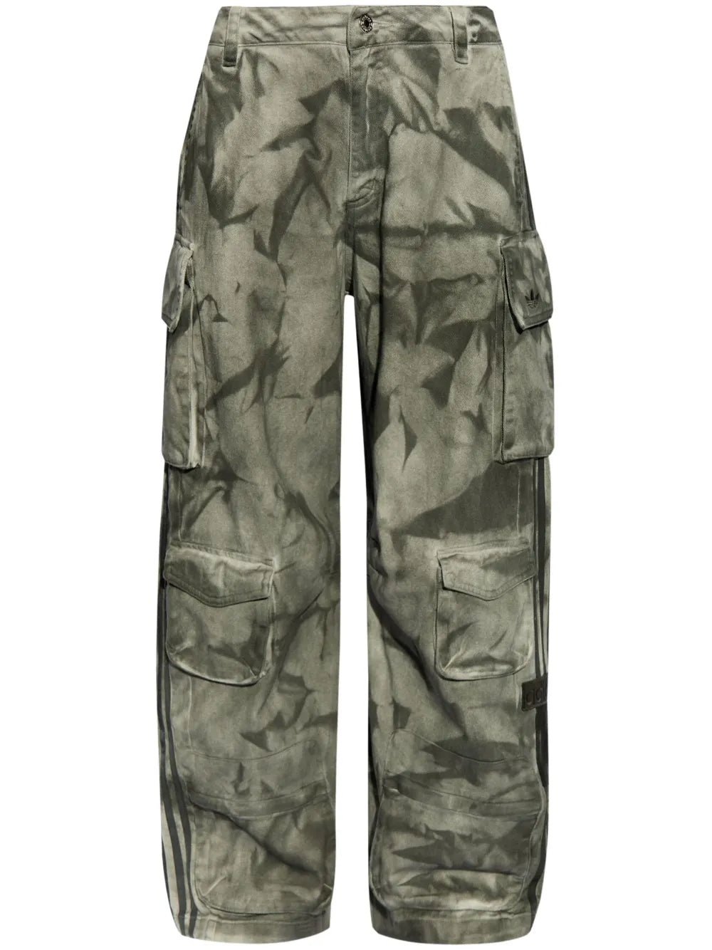 Camouflage-Print Cargo Trousers
