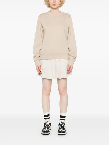 Embroidered-Logo Crew-Neck Sweatshirt