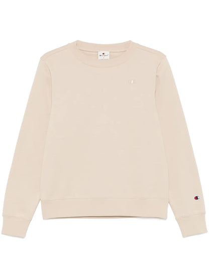 Embroidered-Logo Crew-Neck Sweatshirt