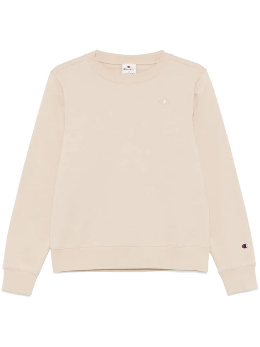 Embroidered-Logo Crew-Neck Sweatshirt