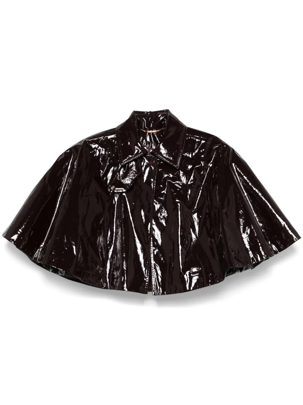 Lacquered Short Cape