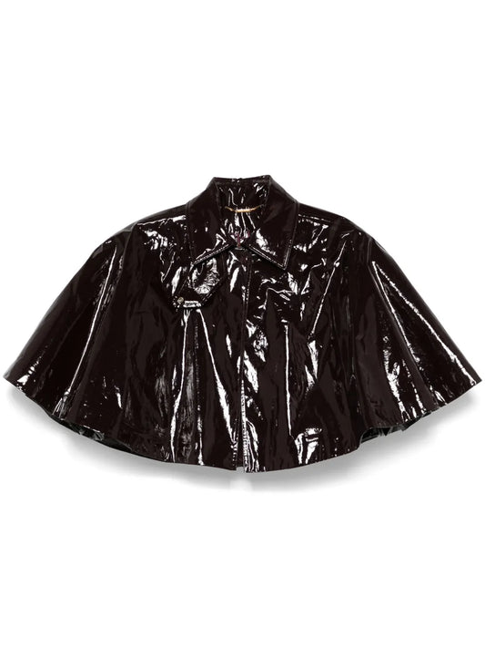 Lacquered Short Cape