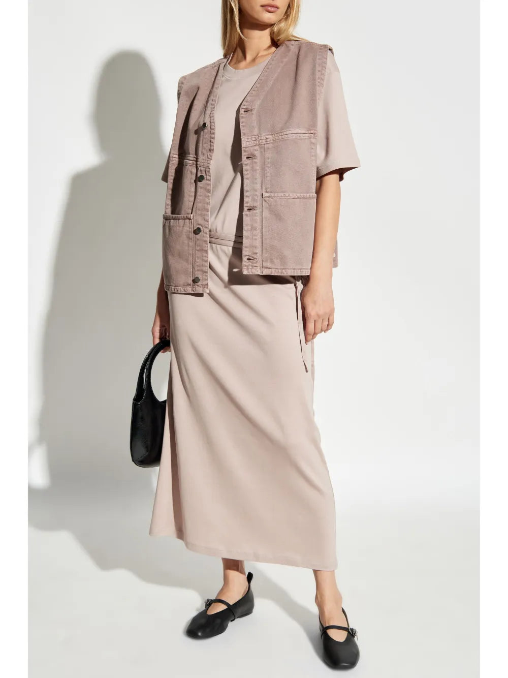 Belted Ribbed Maxi Dress