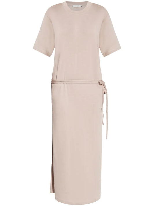 Belted Ribbed Maxi Dress