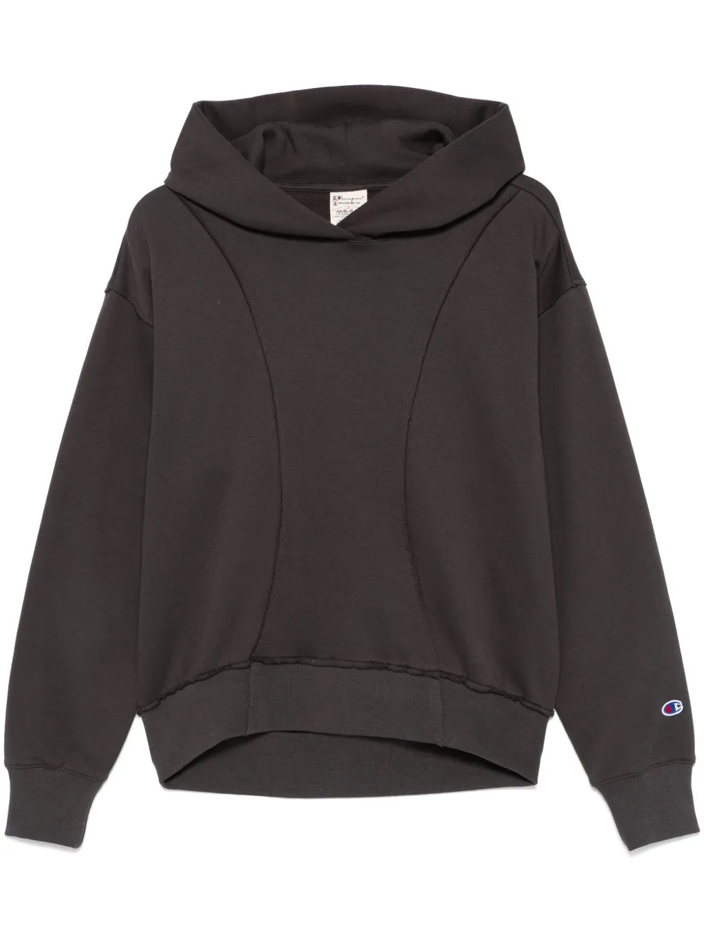Embroidered-Logo Hoodie