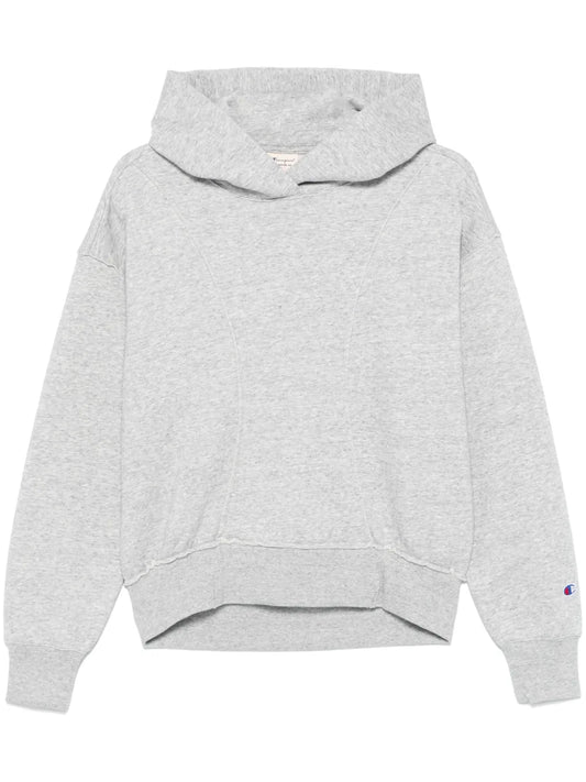 Embroidered-Logo Hoodie
