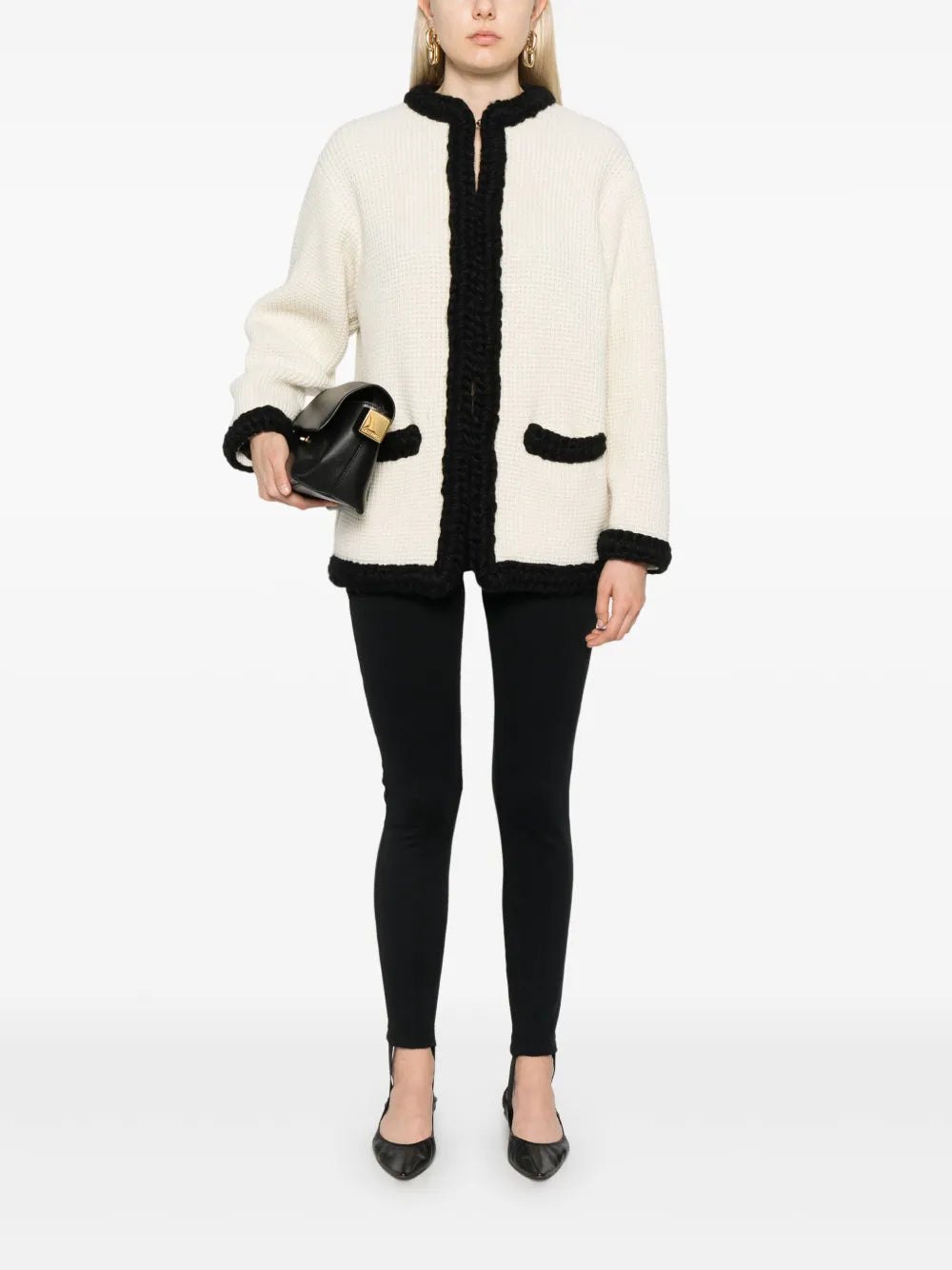 Contrast-Trim Jacket