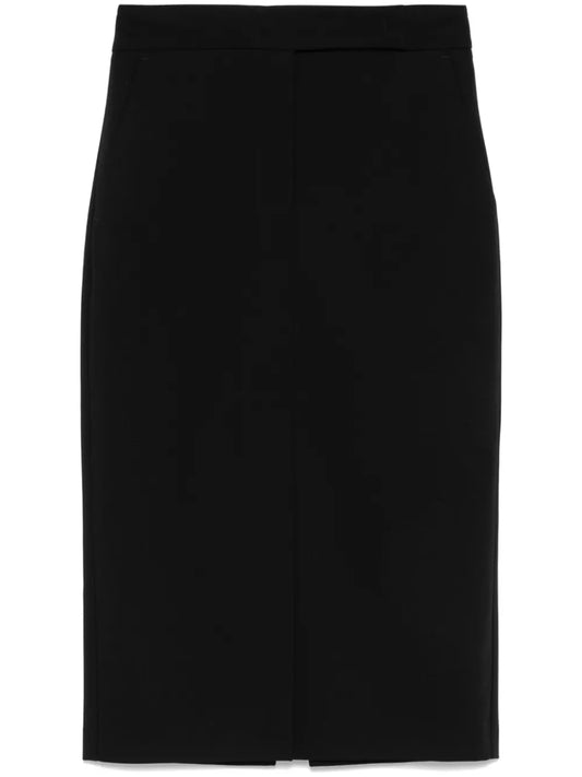 Twill Midi Skirt