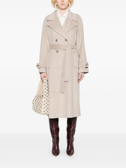 Felted Trench Coat