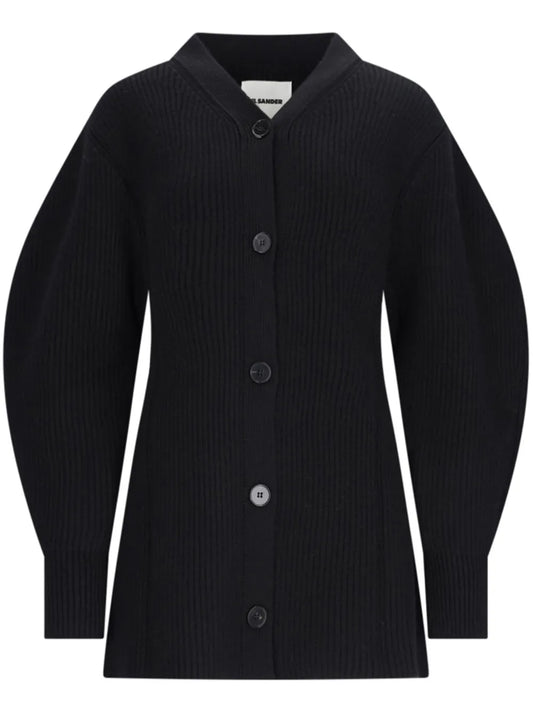 Ribbed-Knit Cardigan