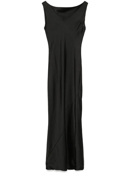 Draped Sleeveless Gown
