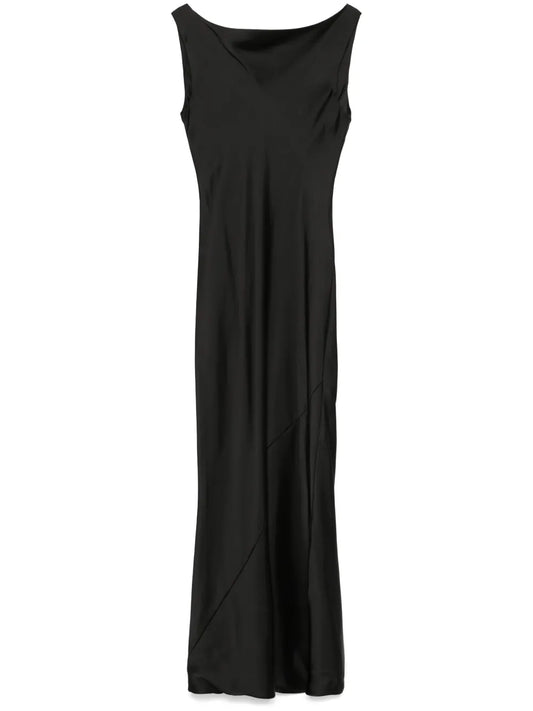 Draped Sleeveless Gown