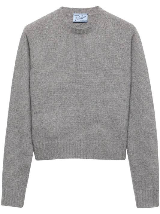 Ribbed Knit Cashmere Jumper