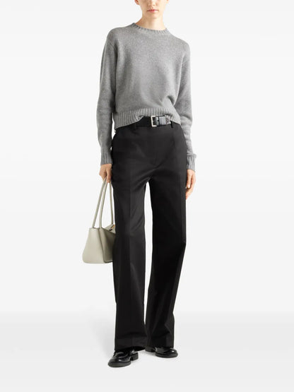 Ribbed Knit Cashmere Jumper