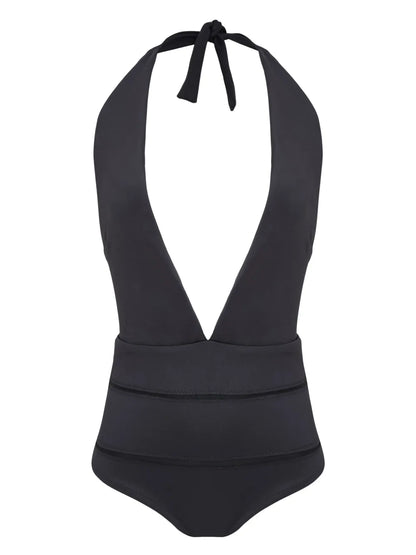 Plunging V-Neck Swimsuit