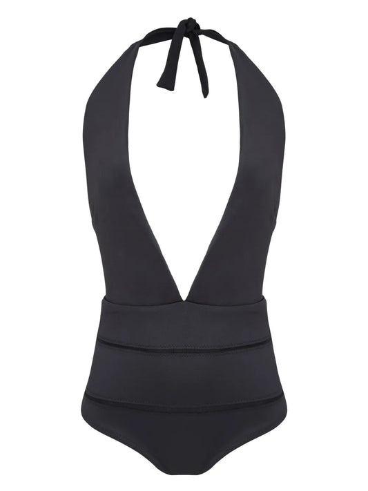 Plunging V-Neck Swimsuit