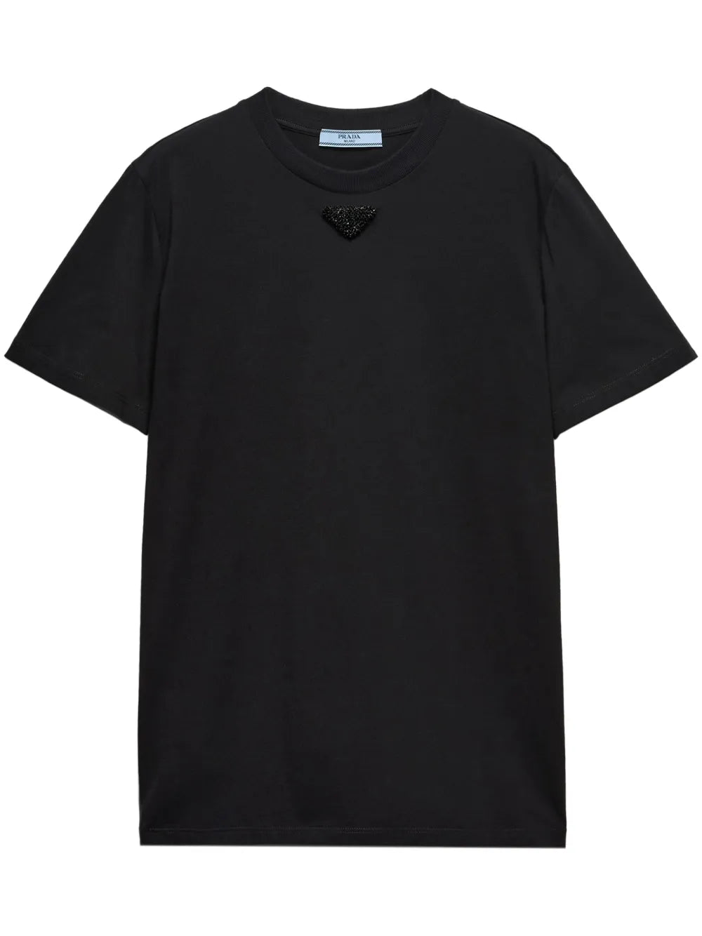 Embroidered-Triangle Jersey T-Shirt