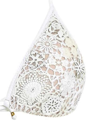 Floral Embroidered Bikini